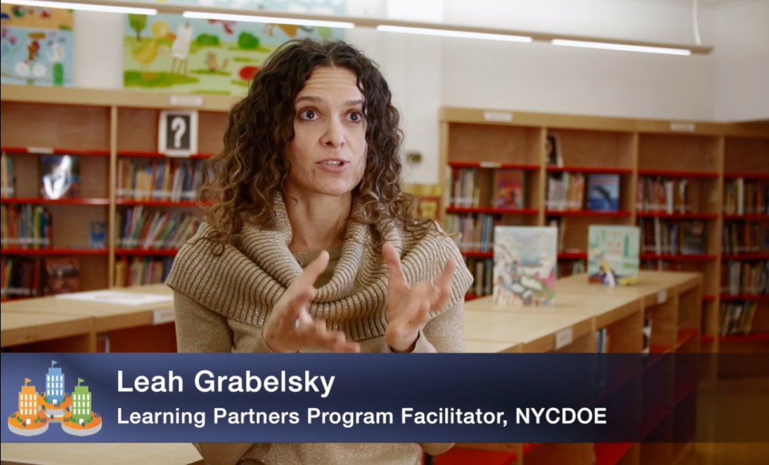 Leah Grabelsky, Learning Partners Program Facilitator, NYCDOE — video still